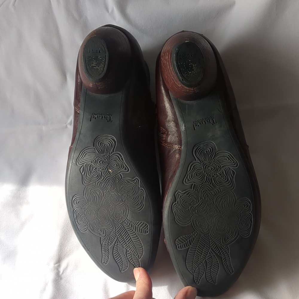 Think! dark oxblood "Aida" leather ankle boots | Size EU 40 | Made in Italy - Picture 4 of 8